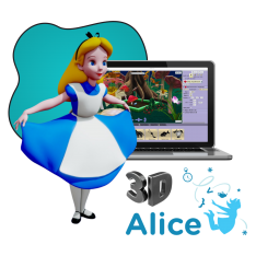 Alice 3d - КИБЕРшкола программирования для детей, компьютерные курсы для школьников, начинающих и подростков - KIBERone г. Калининград